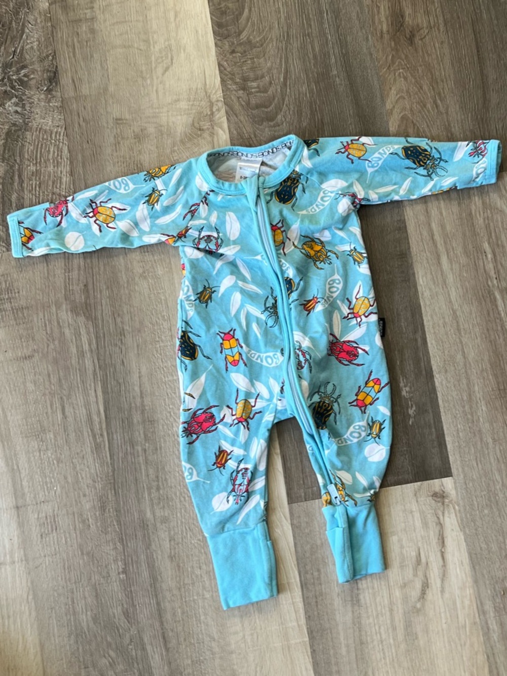 Bonds Wondersuit Cotton Bug Print 0-3M
